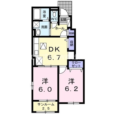 イングランズ　ＫＥＮＪＩ　Ｂの物件間取画像